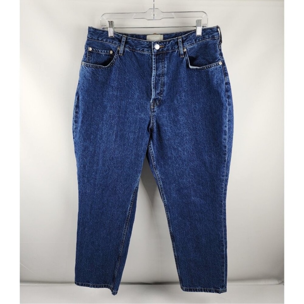 Everlane Curvy 90s Cheeky Straight Jeans in Blue